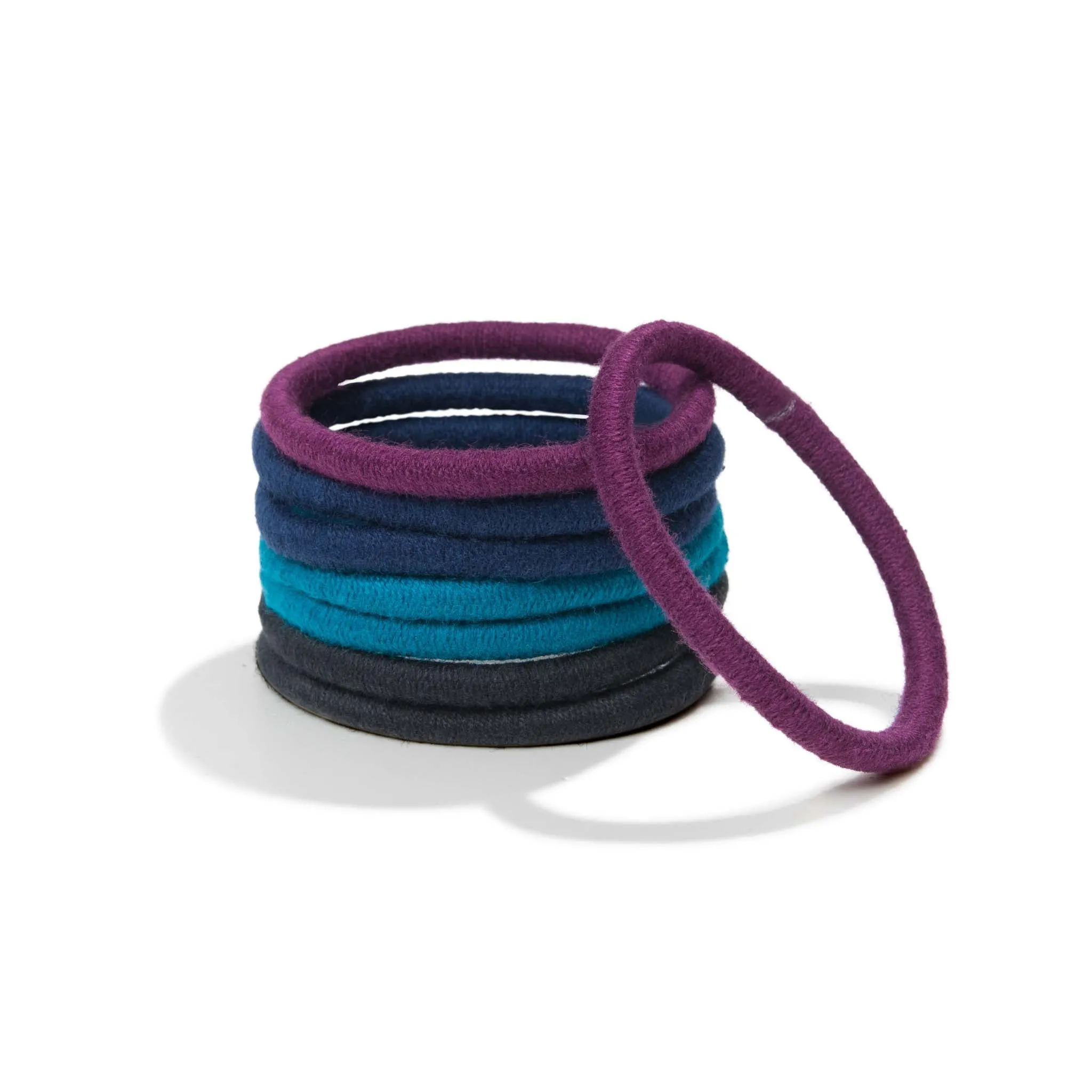 Plastic-Free Mondo Round Hair Ties (8 pack)