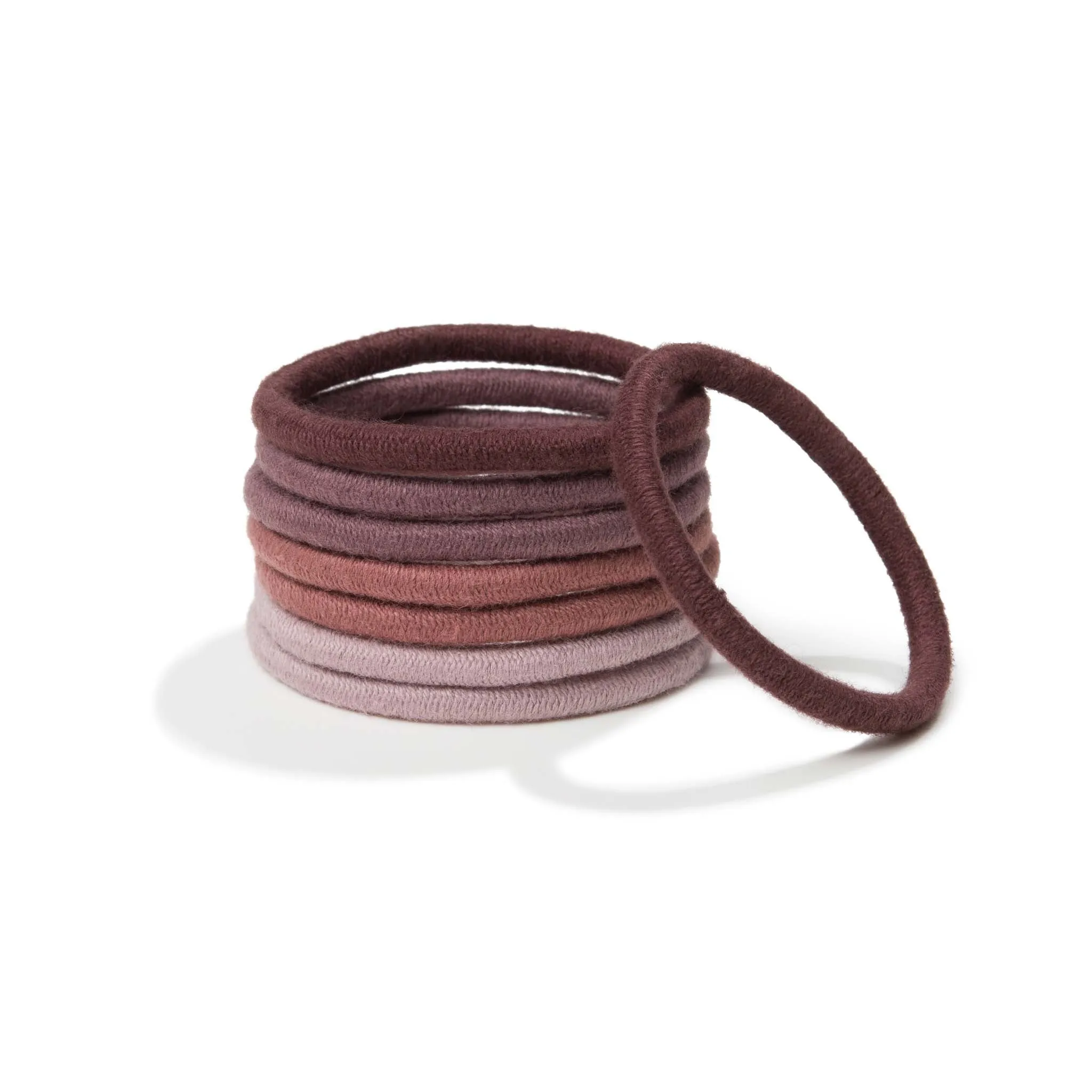 Plastic-Free Mondo Round Hair Ties (8 pack)