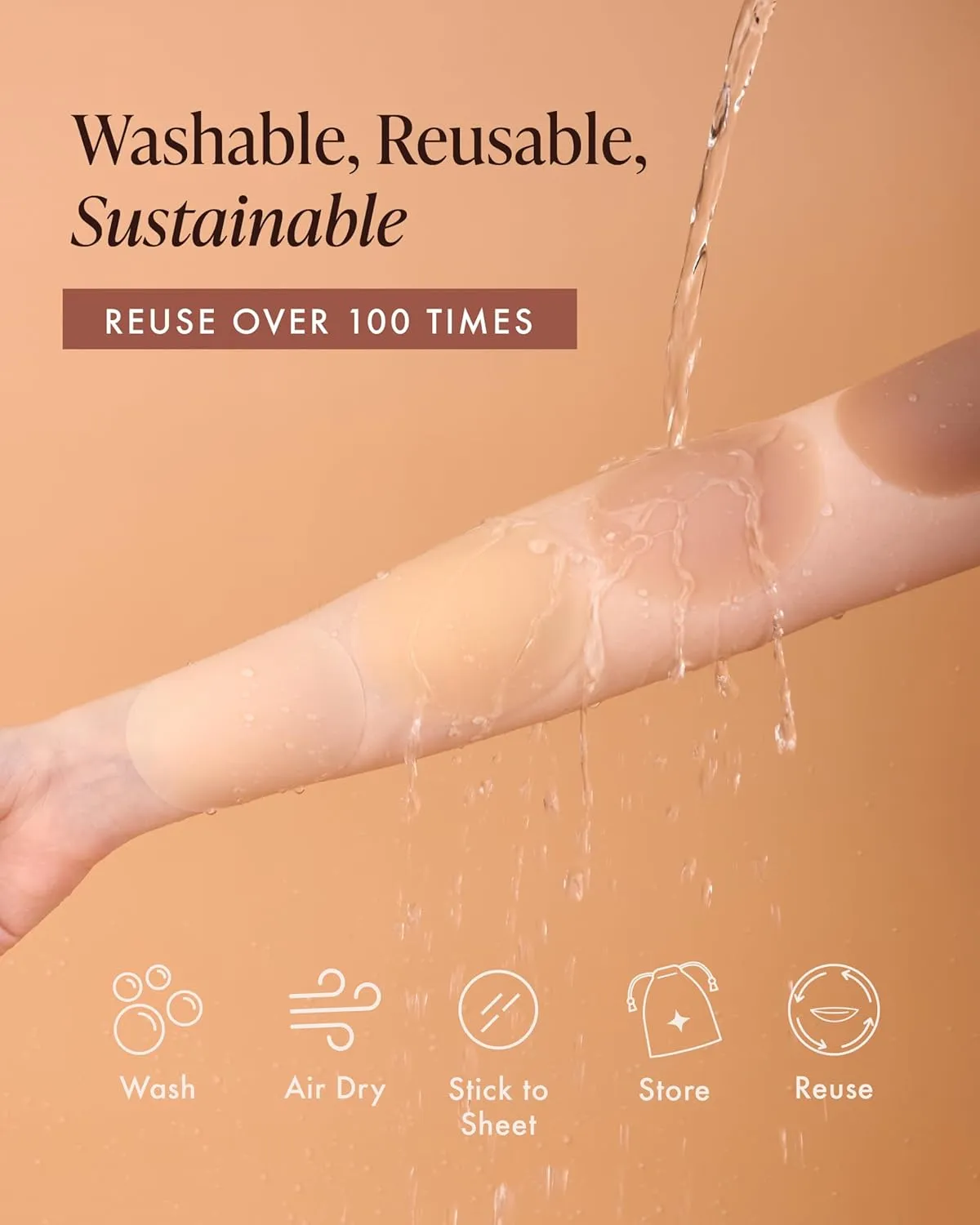 Reusable Silicone Nipple Covers - Waterproof, Nude, 4 Shades - Sticky Breast Stickers for Strapless Dress