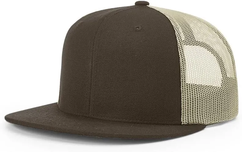 Richardson 511 Wool Blend Flatbill Trucker Caps | Blank Trucker Hats | OSFM