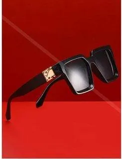 Round, Rectangular Sunglasses (For Men & Women, Black, Black)