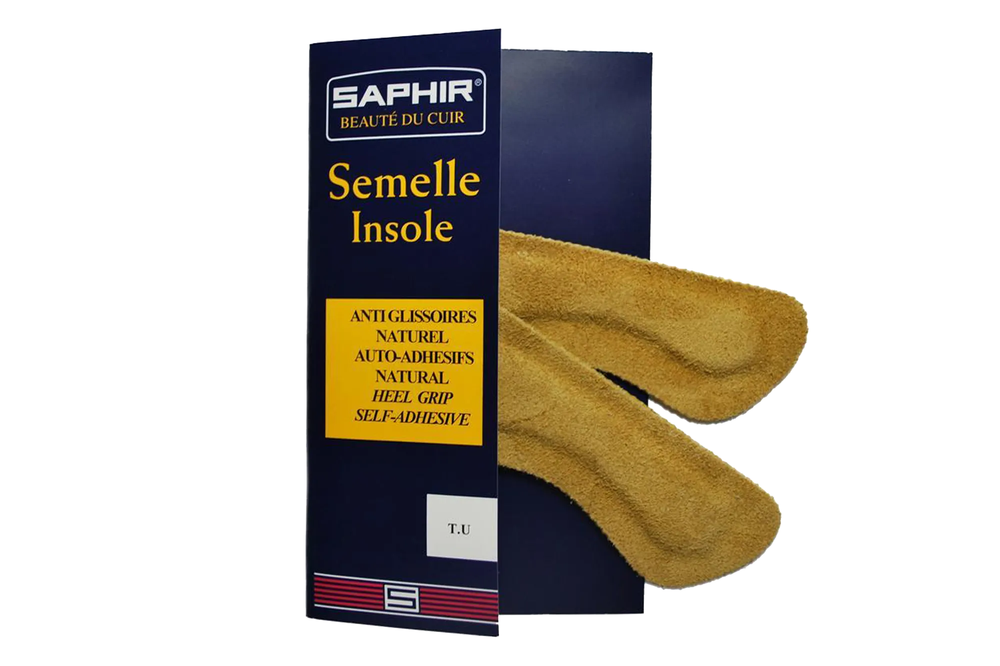 Saphir Suede Heel Grips - Natural