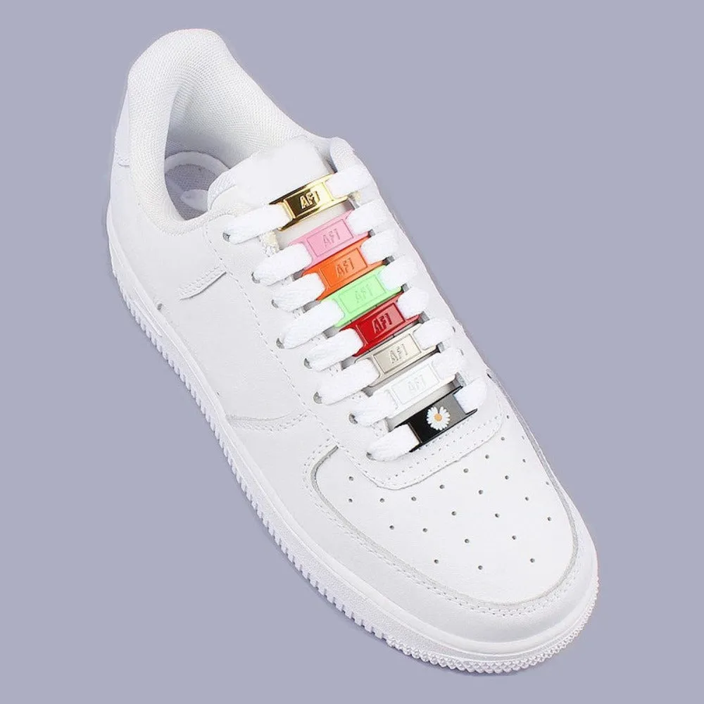 shoelaces decoration buckles rainbow color stylish shoestrings buckle ✈️ free.shipping