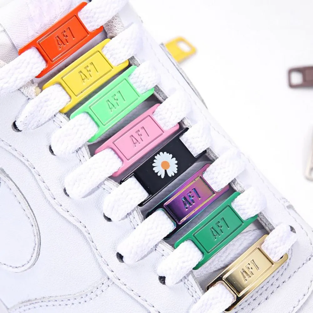 shoelaces decoration buckles rainbow color stylish shoestrings buckle ✈️ free.shipping