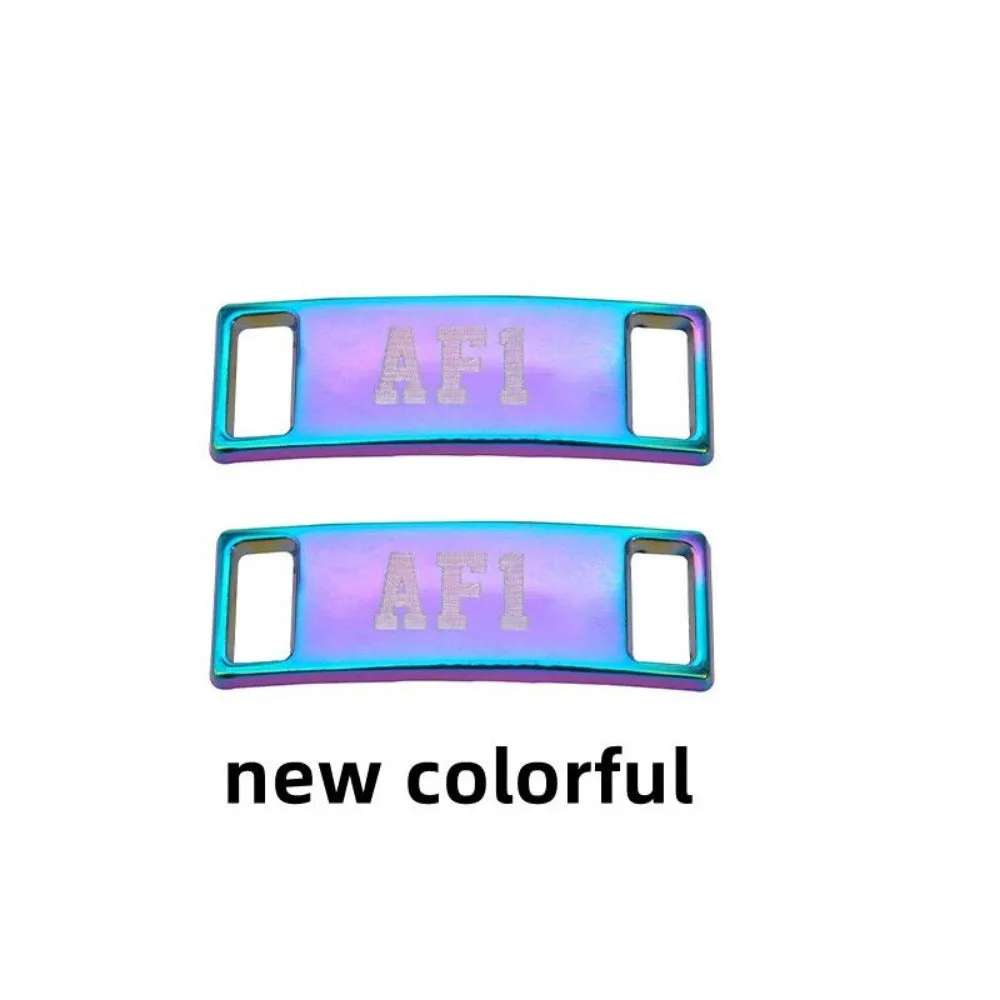 shoelaces decoration buckles rainbow color stylish shoestrings buckle ✈️ free.shipping