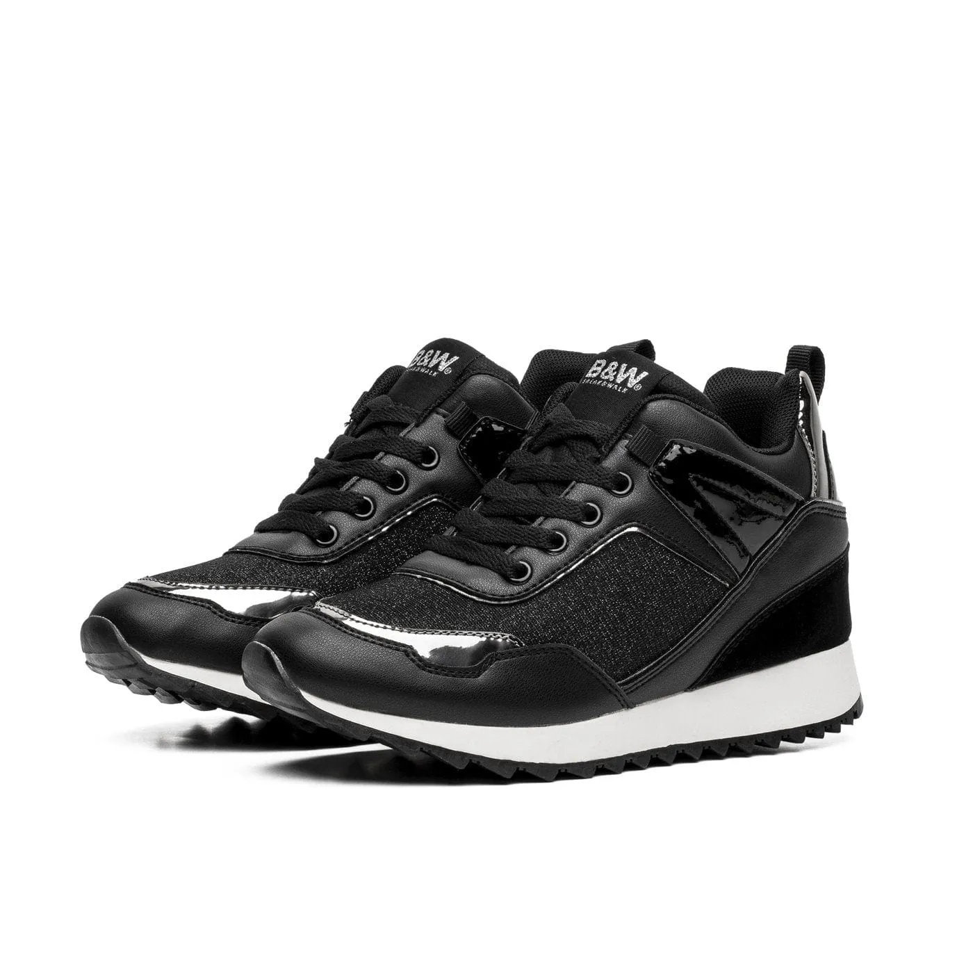 Sneakers Rockslide Shiny Black Lace