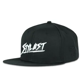Stylust Ripstop Black Snapback Hat