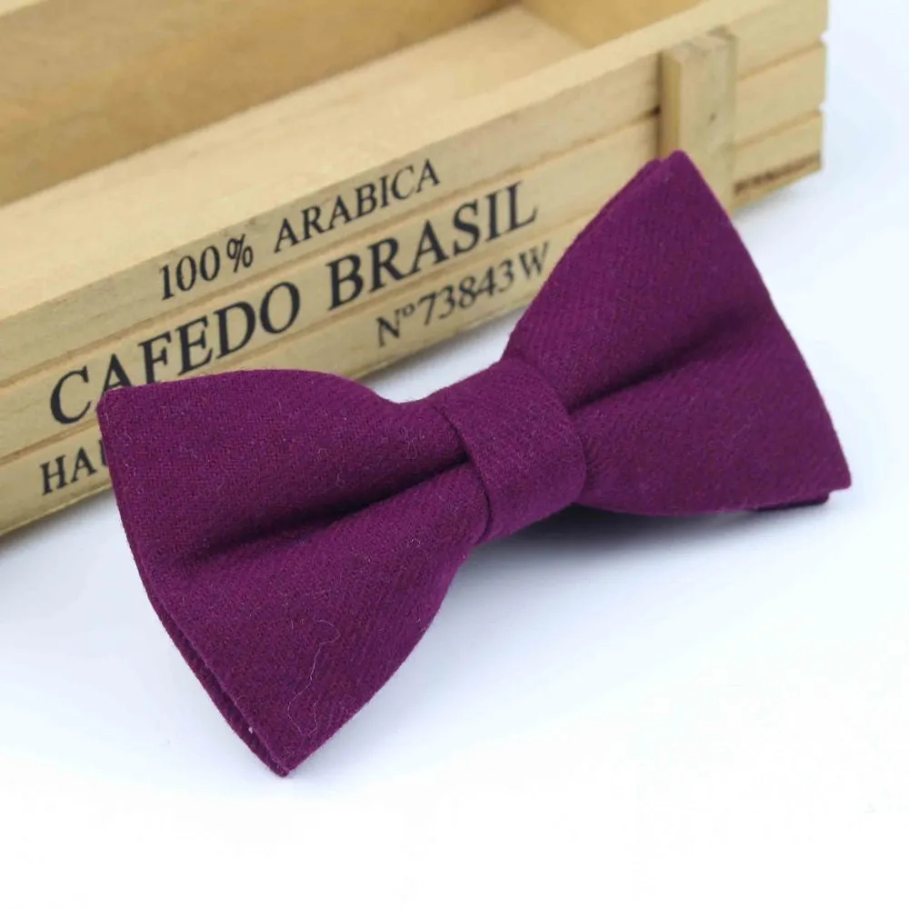 Superior Classical Formal Wool Cotton Bow Tie Gravata Multiple Colors Houndstooth Pattern Necktie Mens Luxury Tie Tweed Bowtie