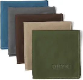 Sweat Absorbing Handkerchiefs - The Original Quick-Dry Microfiber Sweat Rags & Towels for Face, Hands, & Body - Perfect for Gym, Sports, and Work (Forest: 5 Pack)