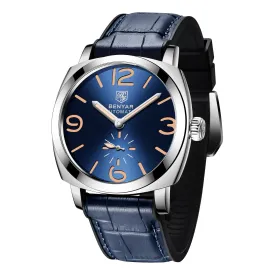 Through The Bottom Casual Spiral Crown Pin Buckle Mechanical Watch