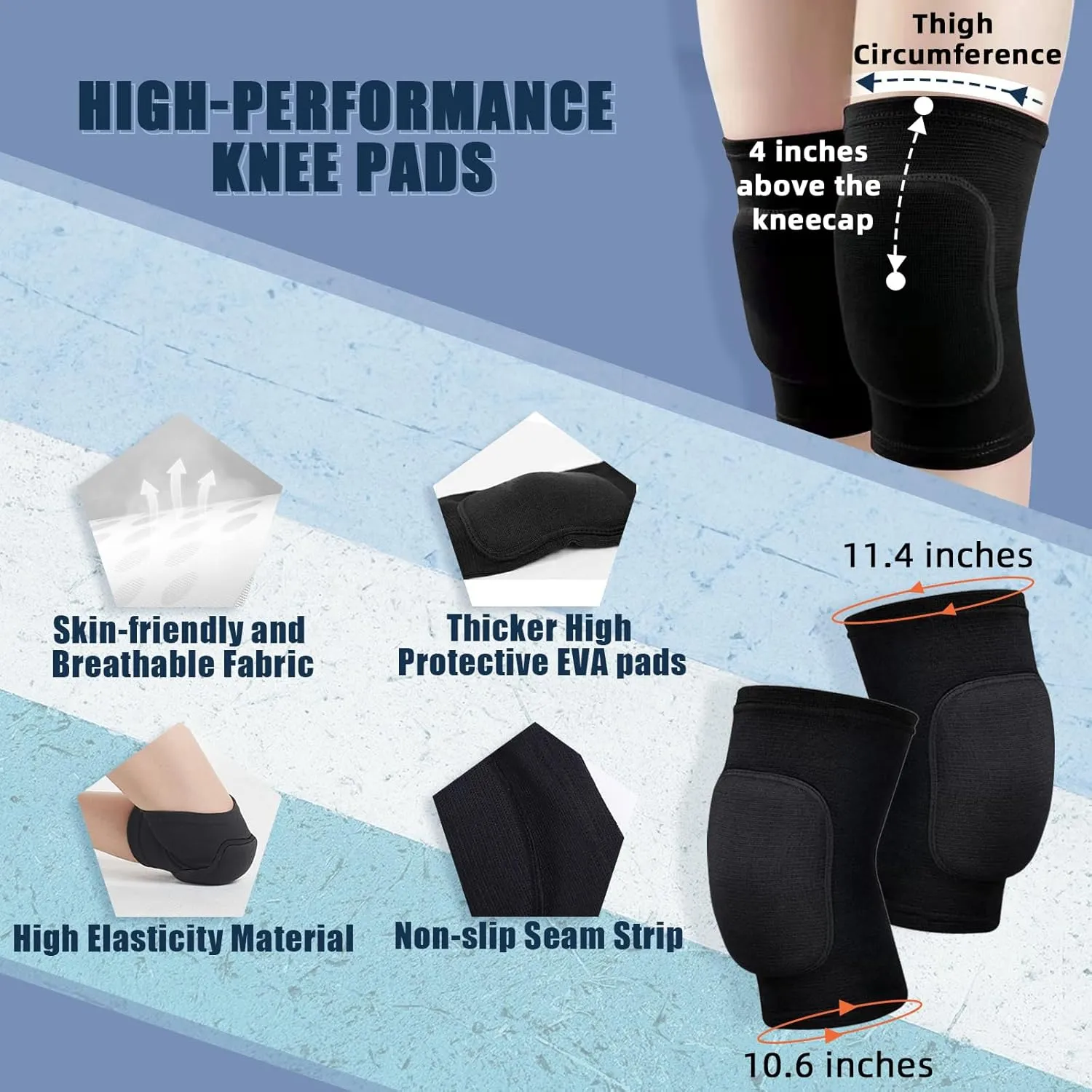 Volleyball Knee Pads Volleyball Arm Sleeves, UMACWIN Volleyball Accessories Set with Knee Pads Arm Pads Sweatband Scrunchie Makeup Bag Cooling Towel and Drawstring Bag for Women Girls Youth