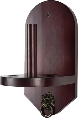 Wall Mounted Solid Wood Cone Chalk Holder for Billiards, Pool Table Accessories