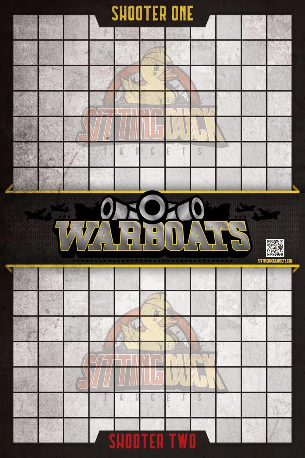 War Boats Shooting Target | 12x18 Inch Stick & Strike Targets | Interactive Game Shooting Targets